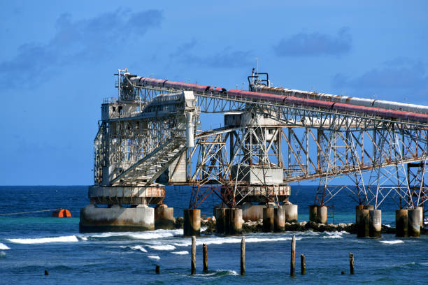 istock Nauru Phosphate Cantilevers, Aiwo, Nauru harbor 1472646575