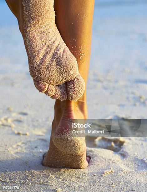 Womens Legs Stock Photo - Download Image Now - Scratching, Activity, Adult