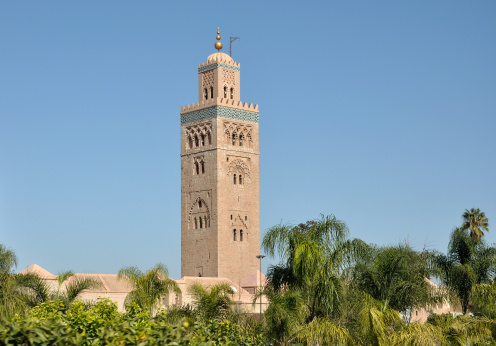 Koutoubia Mosque in Marrakech, Morocco