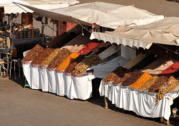 istock Market stall at in Marrakech 147265186