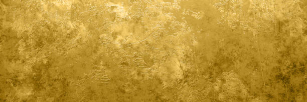 istock Wheathered gold and scratched texture background. 3d illustration 1472652241