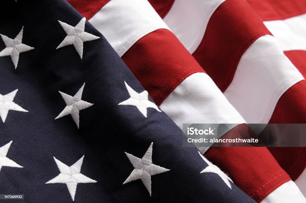 Amerikanische Flagge - Lizenzfrei 4. Juli Stock-Foto