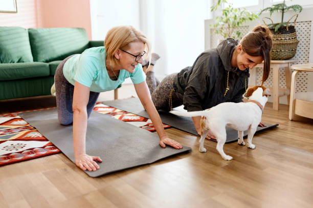 istock Motivated family doing push-ups 1472663498