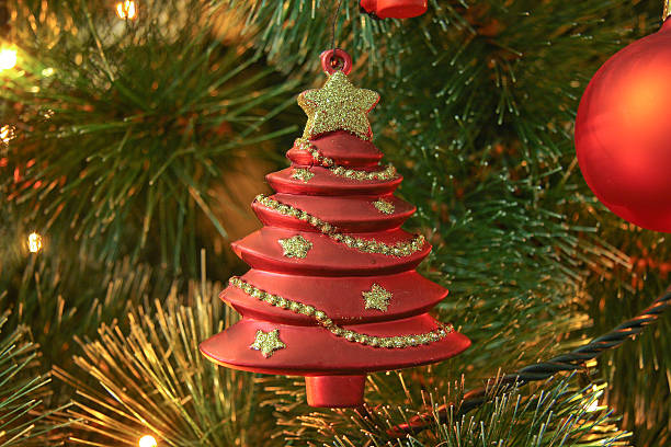 Christmas tree stock photo