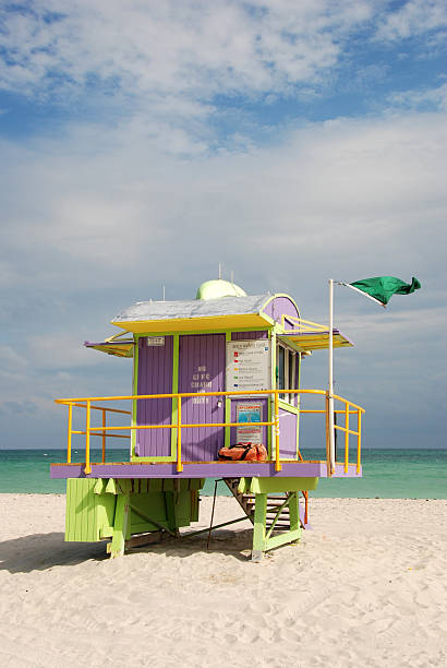 istock Miami Life guard stand 147266970