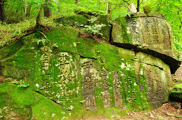 istock Ancient Rock Engravings - South Korea 147267188