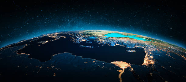 istock Mediterranean sea at night 1472672662