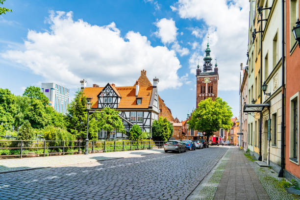 istock Gdansk old town in a sunny summer day. 1472682648