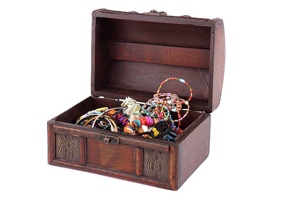 istock Chest with female ornaments 147268557