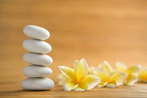 istock Zen stone and frangipani 147269223