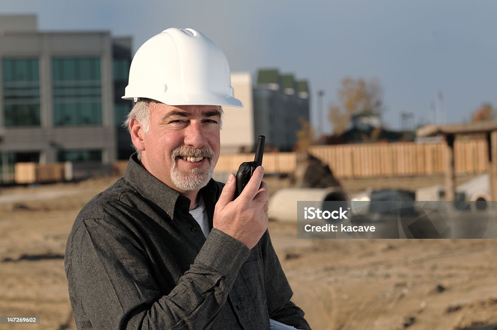 Masculino Trabalhador da Construção Civil com dois forma de - Royalty-free 30-34 Anos Foto de stock