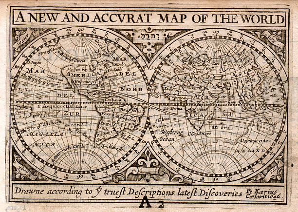 istock Speed 1675 Map of the World in Hemispheres 147269799