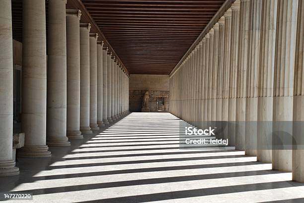 Ancient Now Stock Photo - Download Image Now - Athens - Greece, Vanishing Point, Abstract