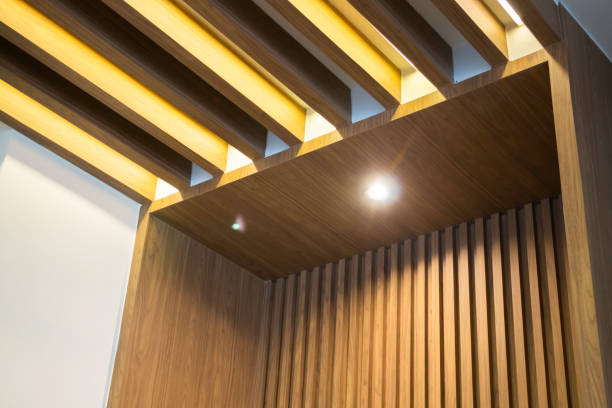 istock Lights on a ceiling in the building 1472705636