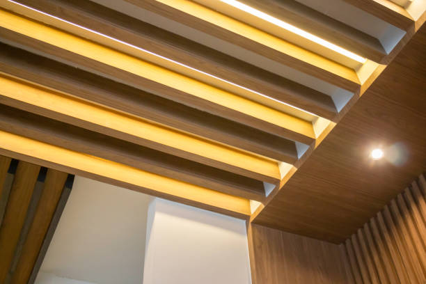istock Lights on a ceiling in the building 1472705637
