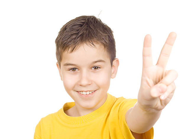 istock Boy letting out a victory yell 147270814
