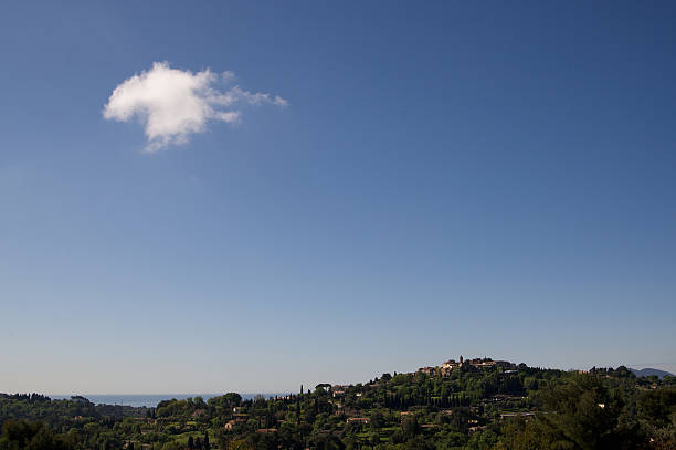 A mountain with a forest in Castro Urdiales. Spain