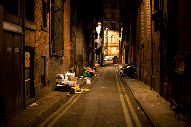 Noturnos alley - foto de acervo