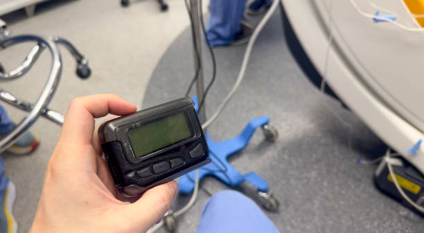 hospital and work pager or beeper used for messaging and communication for professional business