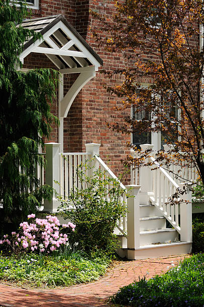 istock Brick House Entrance 147271512