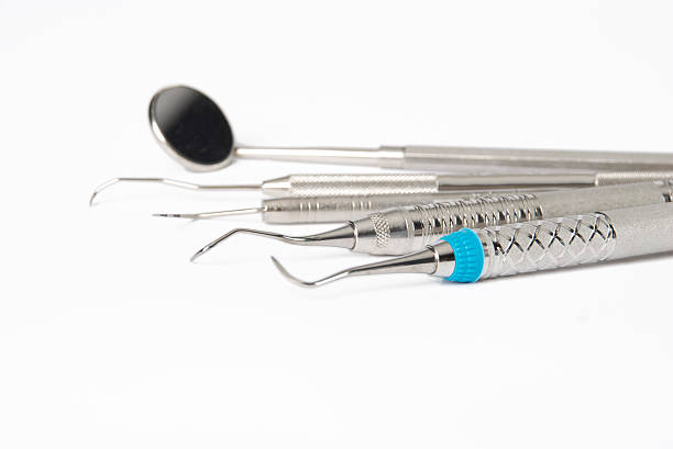 Cтоковое фото Различные инструменты стоматолога