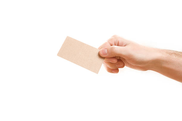 istock hand showing blank business card 147271976