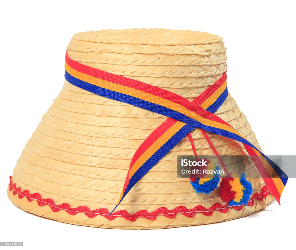 Sombrero rumana tradicional - Foto de stock de Amarillo - Color libre de derechos