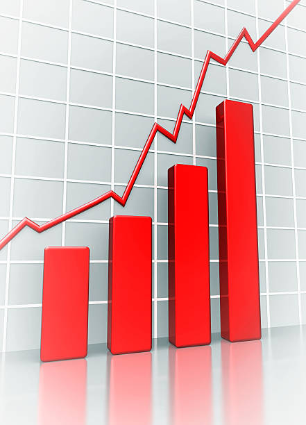 Graph stock photo