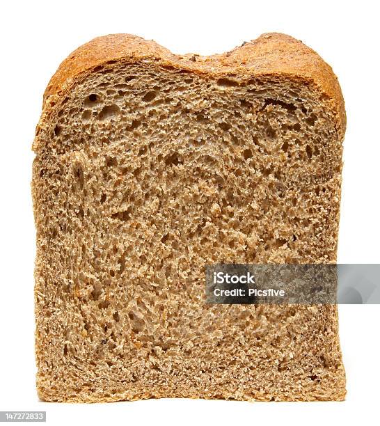 Bread Food Baking Stock Photo - Download Image Now - Bread, Slice of Food, White Background