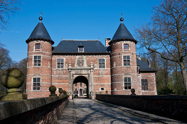 The Groot-Bijgaarden Castle and gardens, located near Brussels, Belgium, are open to the public for one month every spring.