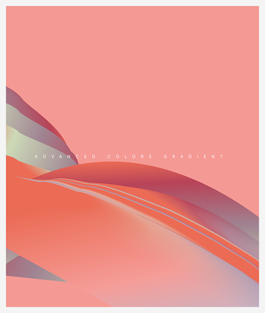 Advanced Sense Gradient Color Matching Wave Flowing Advanced Color Gradient Blend Pattern Background Stock ...