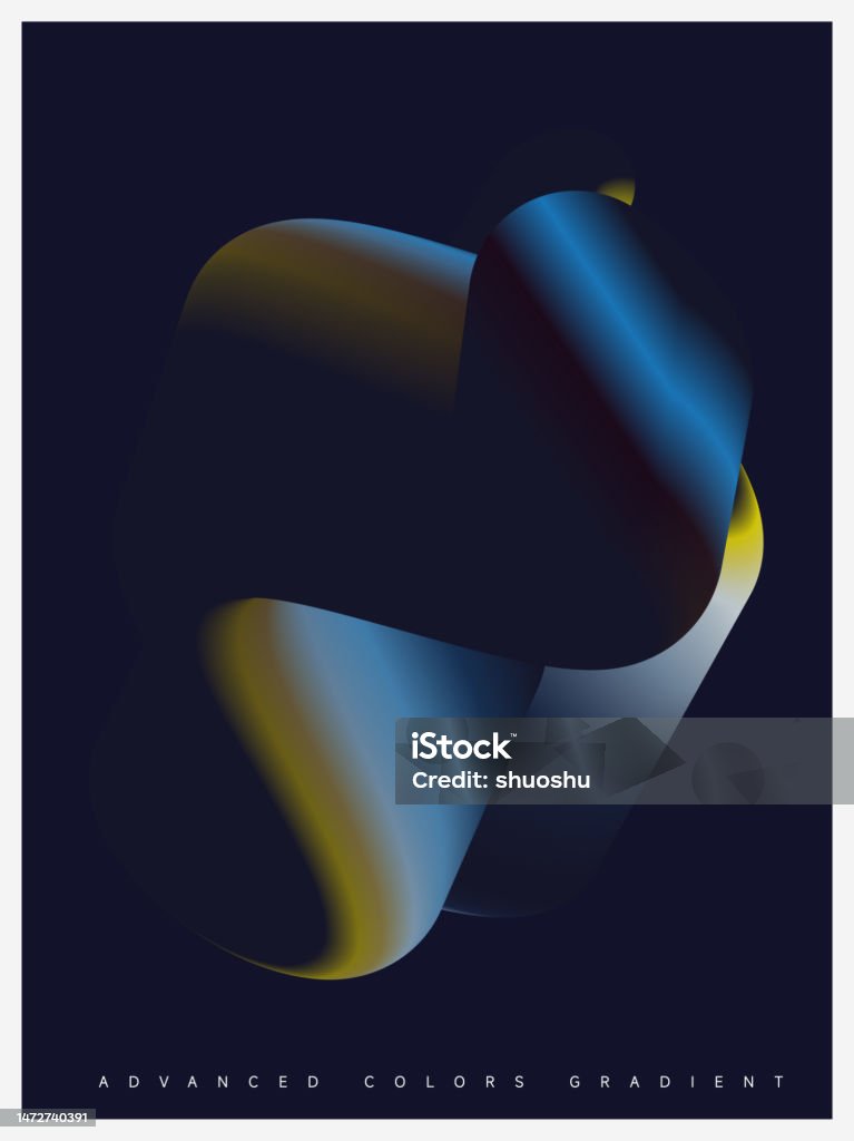 Advanced Sense Gradient Color Matching Wave Flowing Advanced Color Gradient Blend Pattern Background Stock ...