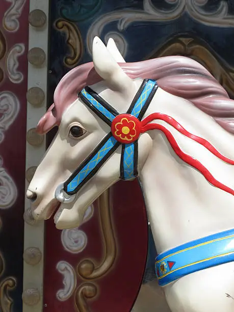 Photo of white toy horse