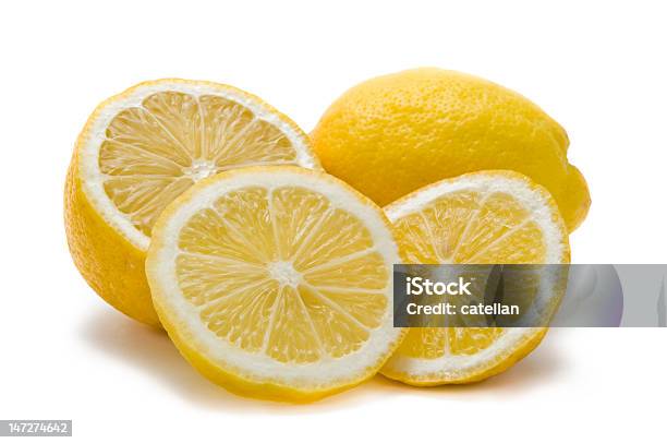 Sliced Lemons Stock Photo - Download Image Now - Meyer Lemon, Antioxidant, Chopped Food