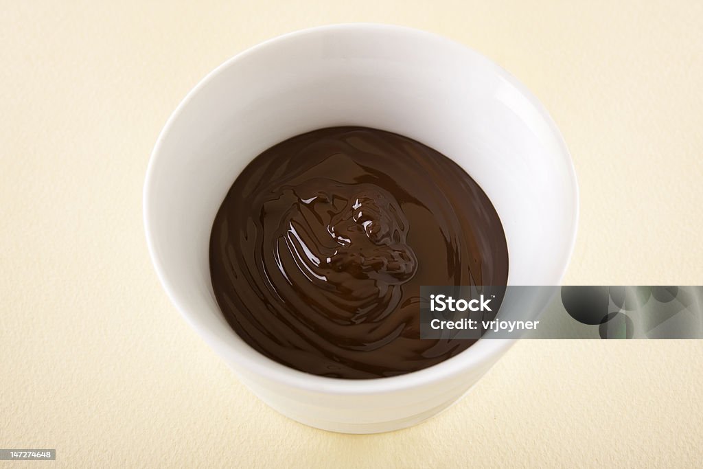 Calda de Chocolate - Foto de stock de Branco royalty-free