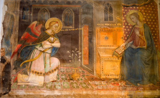 Florence - fresco of Annunciation