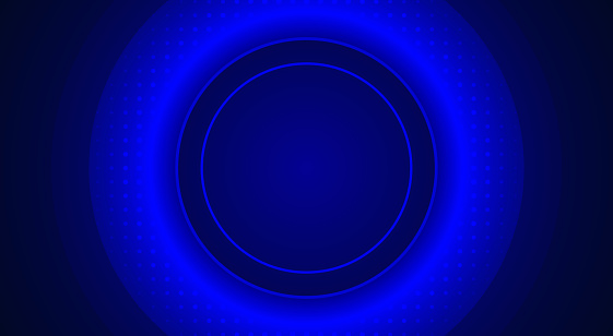 Modern futuristic technology geometric circle abstract background with dark blue colours design