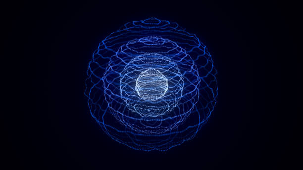 istock Futuristic sphere of particles and lines. Network connection big data. Abstract technology background. 3d rendering. 1472760460
