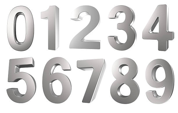 3 d numero - number 3 three dimensional shape number photograph foto e immagini stock