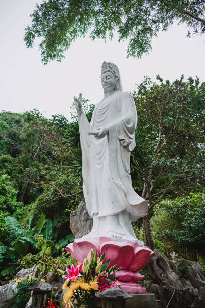 istock White Buddha statue in Marble Mountains - Vietnam 1472763817