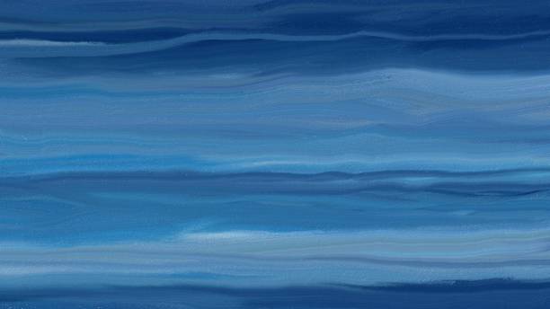 niebieskie abstrakcyjne tło malarskie. - painting artist landscape painted image stock illustrations