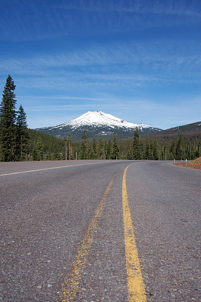 istock Road leading to Mt. Bachelor 147276780
