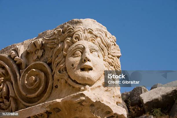 Mask Of Tragedy Stock Photo - Download Image Now - Acropolis - Athens, Ancient, Architectural Feature