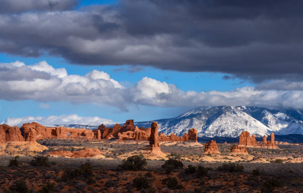 istock Panoramic view of Arches National Park. 1472768940