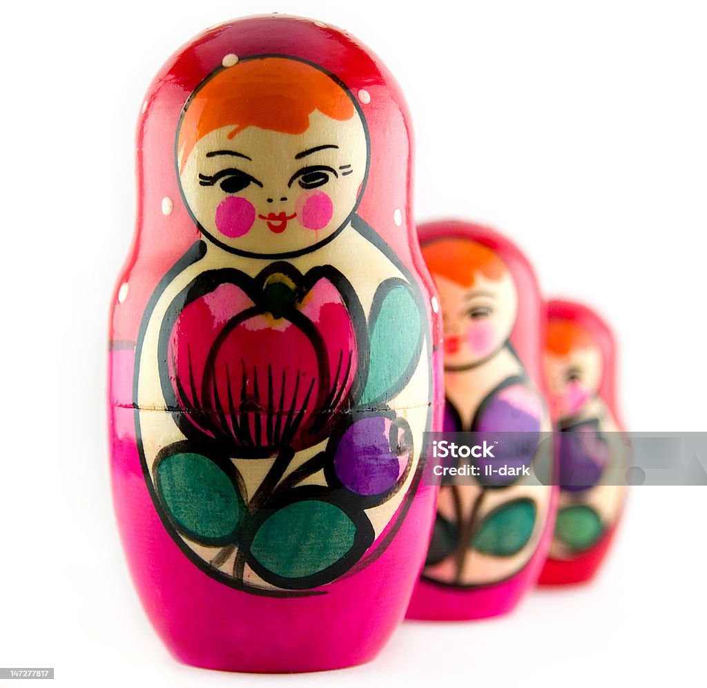 Bonecas russas-matreshka - Foto de stock de Boneca royalty-free