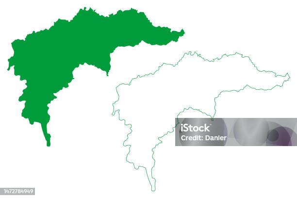 サンドミンゴスドノルテ自治体地図のベクターイラスト落書きスケッチ サンドミンゴスドノルテマップ アイコンのベクターアート素材や画像を多数ご