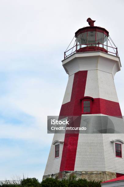 East Quoddy Lighthouse Aka Head Harbor Light Bay Of Fundy Campobello Island Nb Canada Stock Photo - Download Image Now