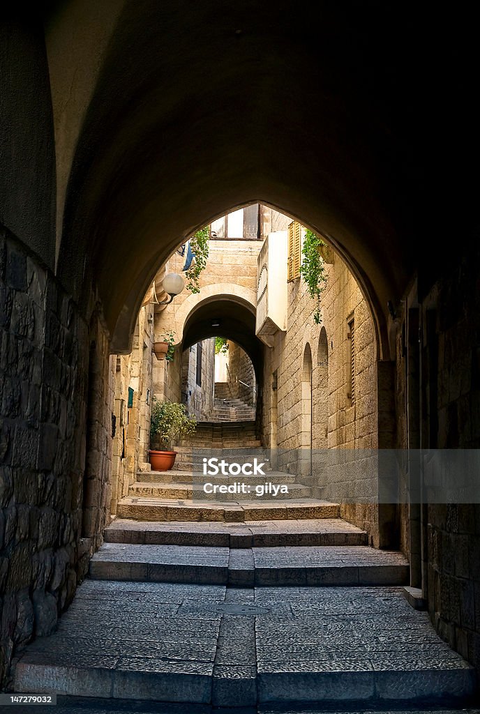 Jerusalén, la antigua cite - Foto de stock de Calle libre de derechos