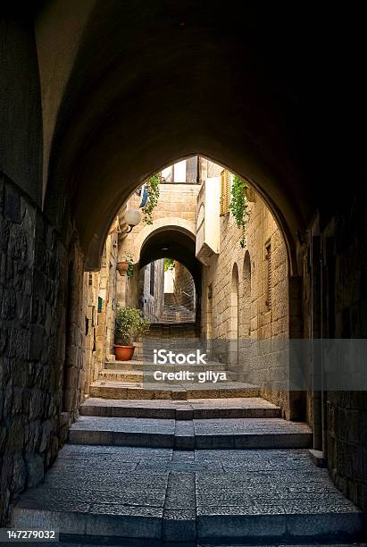 Jerusalén La Antigua Cite Foto de stock y más banco de imágenes de Calle - Calle, Jerusalén, Asia Occidental