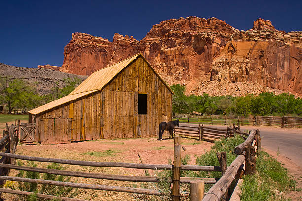 Parque nacional de pontas de capitais, Utah - fotografia de stock